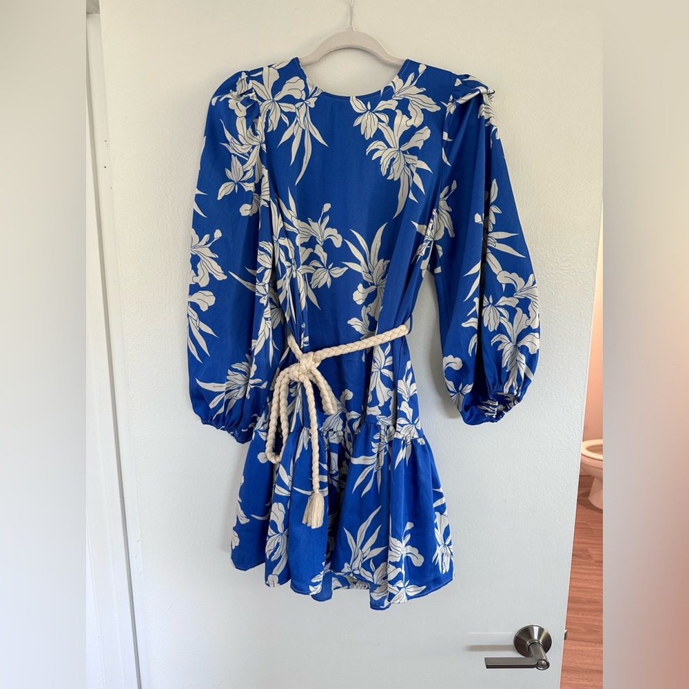 Alexis dress in blue